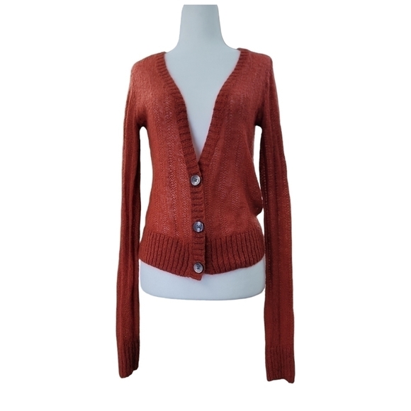 Aerie knitted Cardigan Mohair blend - Picture 1 of 10